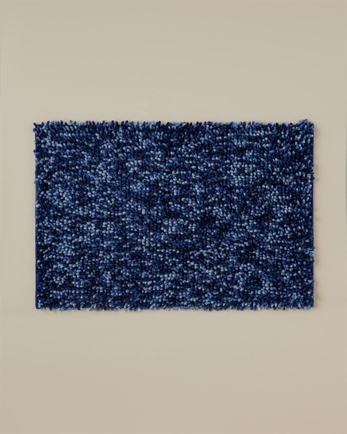 Anemone Kaydırmaz Taban Banyo Paspası 50x80 cm Lacivert