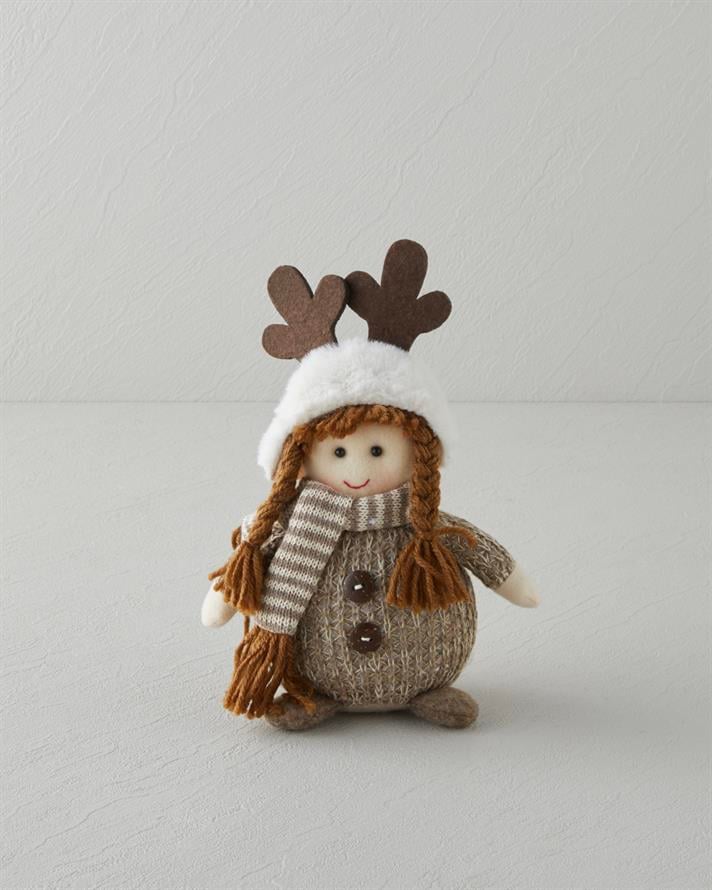 Angel Dekoratif Obje 15 cm Kahve