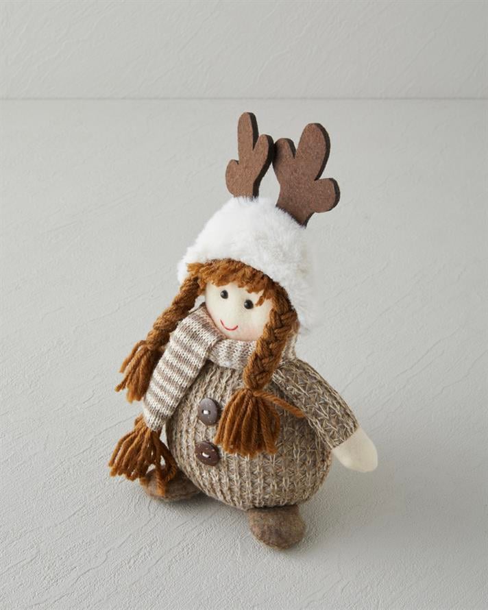 Angel Dekoratif Obje 15 cm Kahve