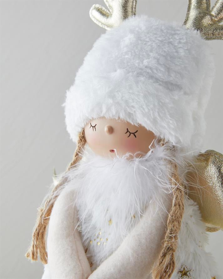 Angel Dekoratif Obje 44 cm Beyaz