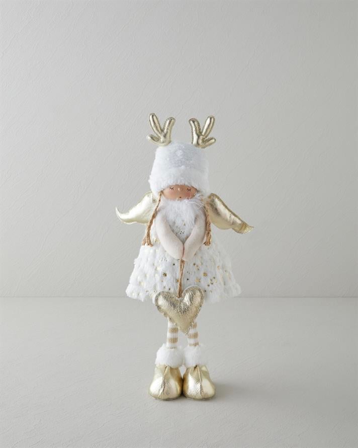 Angel Dekoratif Obje 44 cm Beyaz