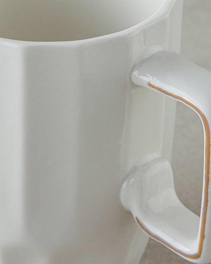 Angely New Bone China Kupa 270 ml Beyaz