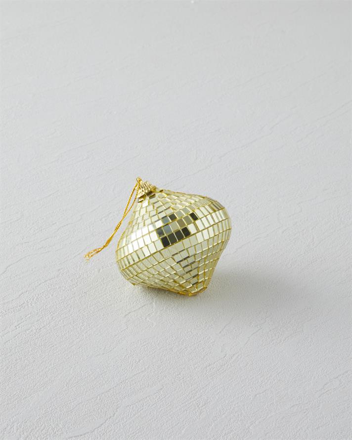 Anica Yılbaşı Ağaç Süsü 7 cm Gold