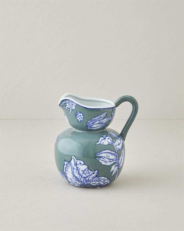 Anica Vazo 17x15x17 cm Yeşil