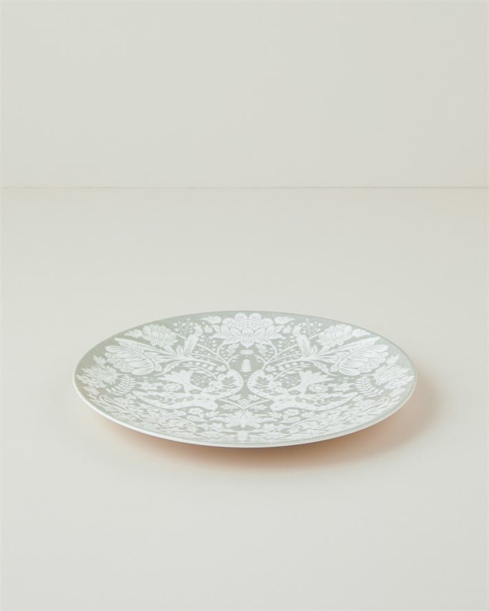 Animal Wild Porselen Pasta Tabağı 20 cm Bej