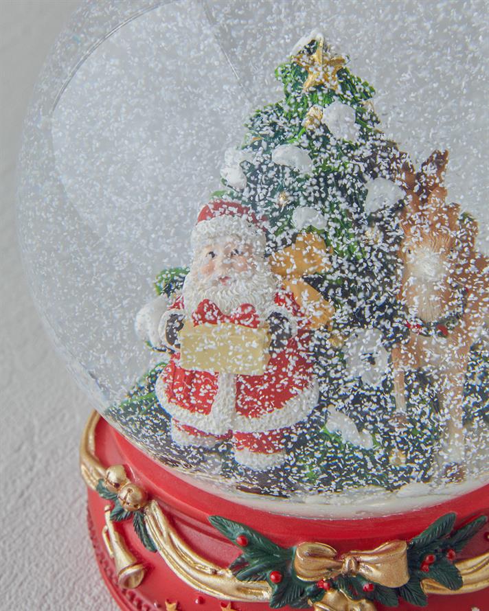 Anissa Kar Küresi 14 cm Kırmızı