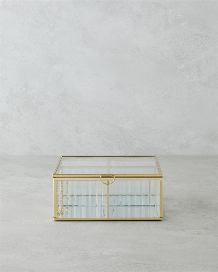 Anissa Takı Kutusu 16x16x6 cm Gold
