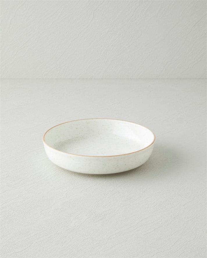 Antiquelle Porselen Çukur Tabak 20 cm Krem