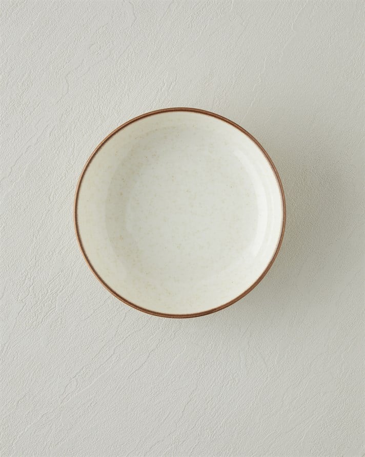 Antiquelle Porselen Kase 16 cm Krem