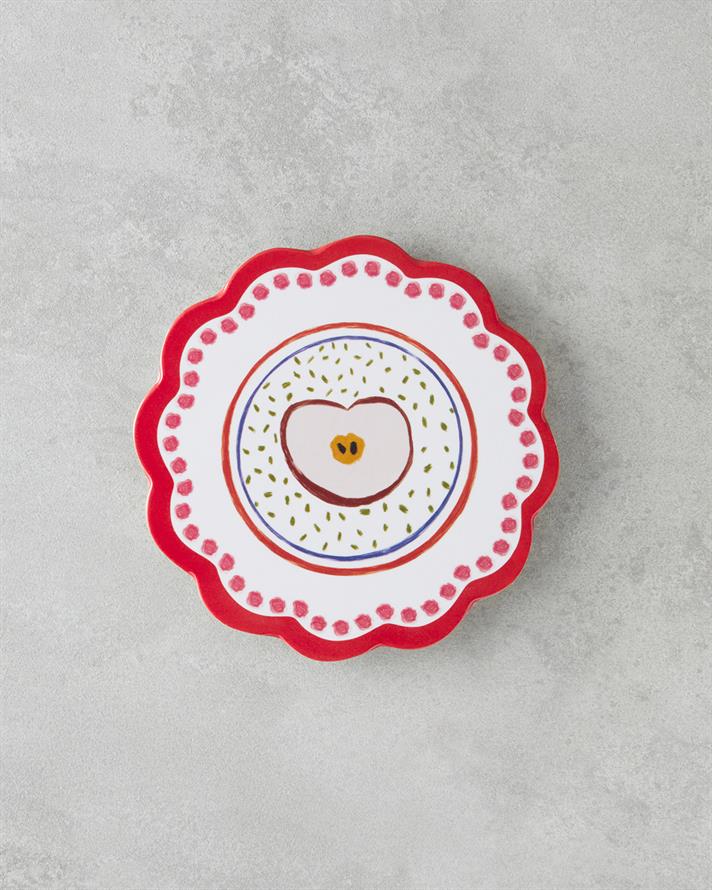 Apple Melamin Nihale 17 cm Renkli