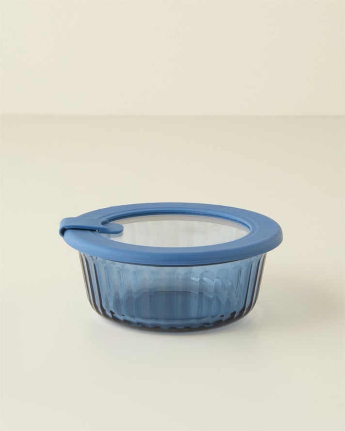 Aqua Cam Saklama Kabı Lacivert