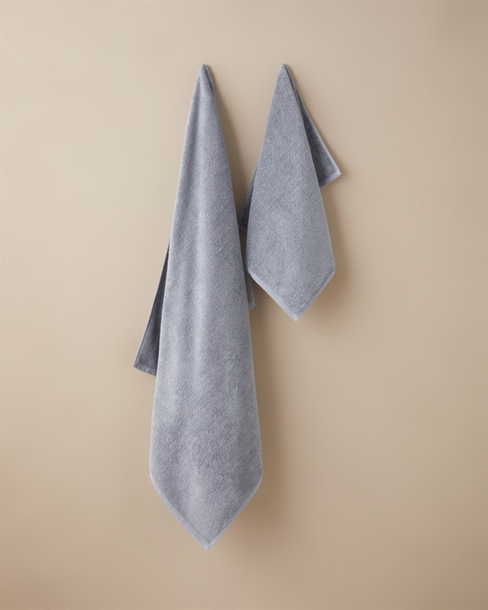 Aqua Pamuk Banyo Havlusu 90x150 cm Gri