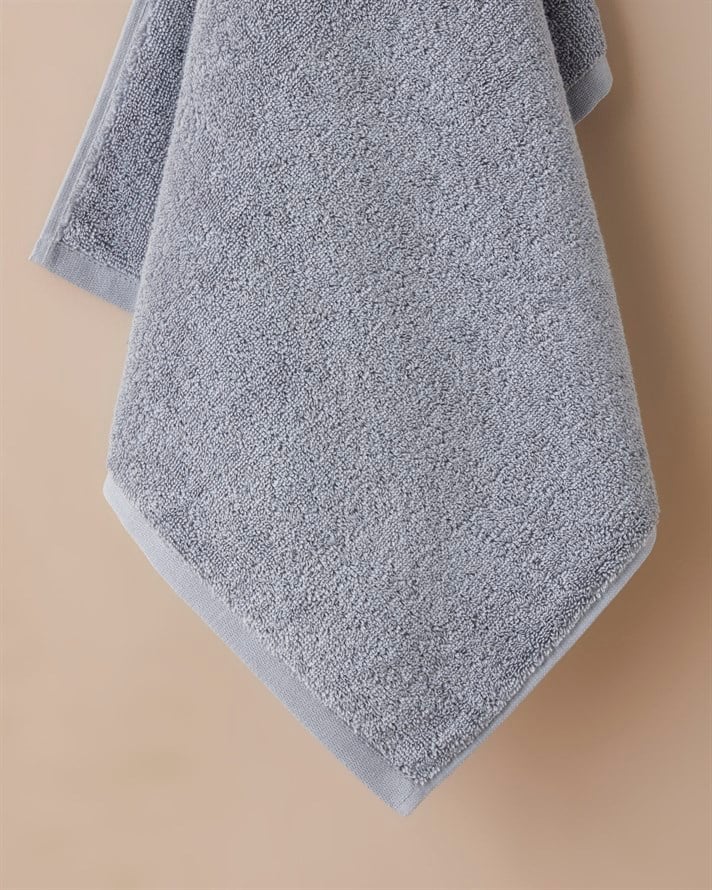 Aqua Pamuk Yüz Havlusu 50x80 cm Gri