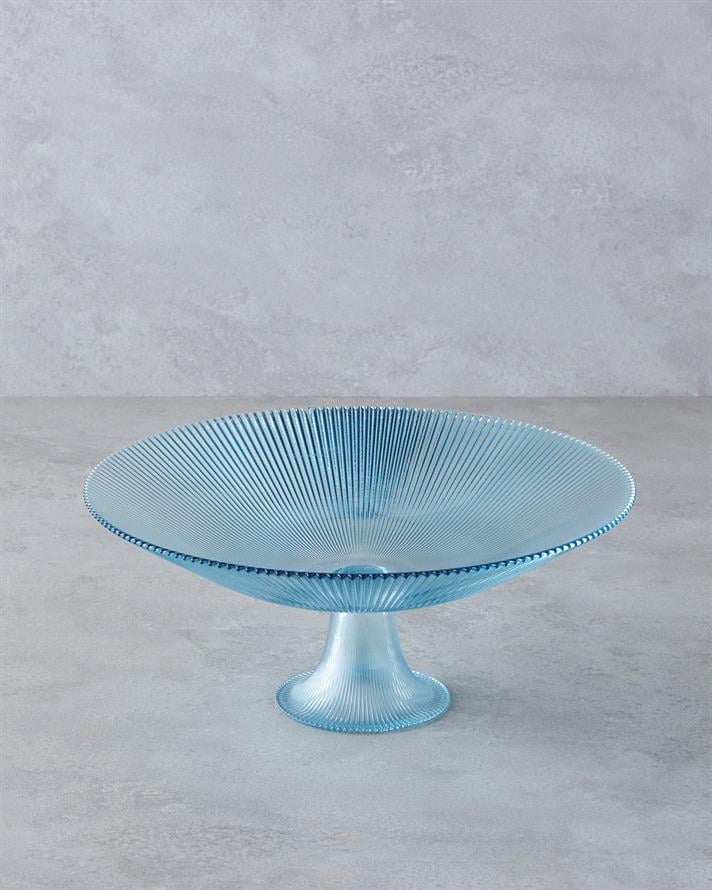 Aqualuxe Cam Sunumluk 30 cm Mavi