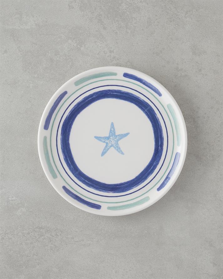 Aquatine Seramik Pasta Tabağı 20 cm Mavi-yeşil