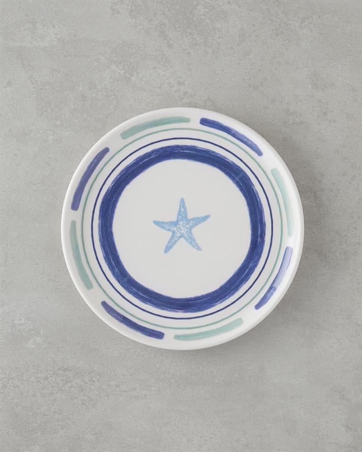 Aquatine Seramik Pasta Tabağı 20 cm Mavi-yeşil