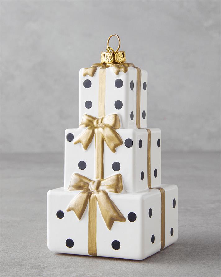 Areka Yılbaşı Ağacı Süsü 10 cm Gold