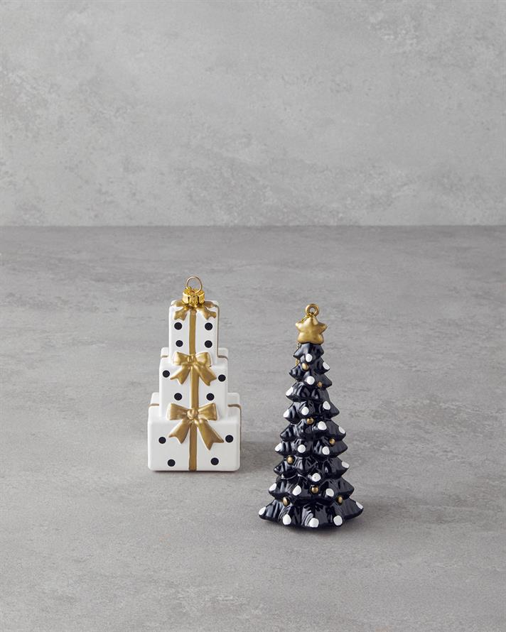 Areka Yılbaşı Ağacı Süsü 10 cm Gold