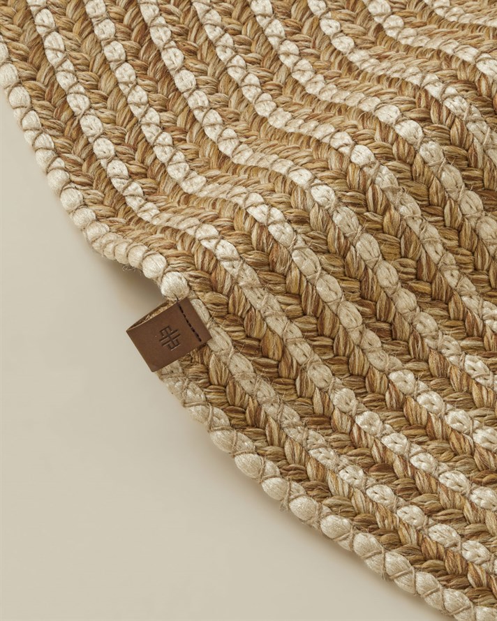 Armona Dekoratif Jüt Kilim 120 cm Natural