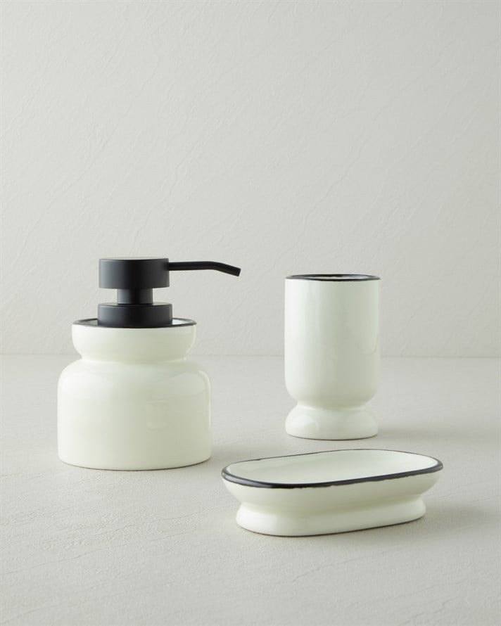 Armoni Dolomite 3lü Banyo Seti Krem