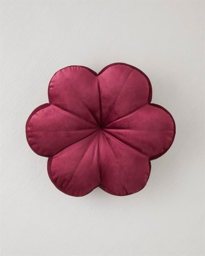 Artistic Bloom Dekoratif Kırlent 40 cm Vişne