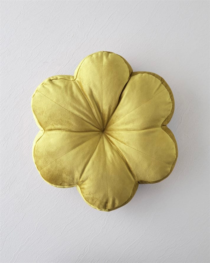 Artistic Bloom Dekoratif Kırlent 40 cm Yağ Yeşili