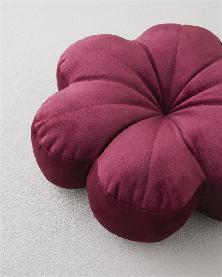 Artistic Bloom Dekoratif Kırlent 40 cm Vişne