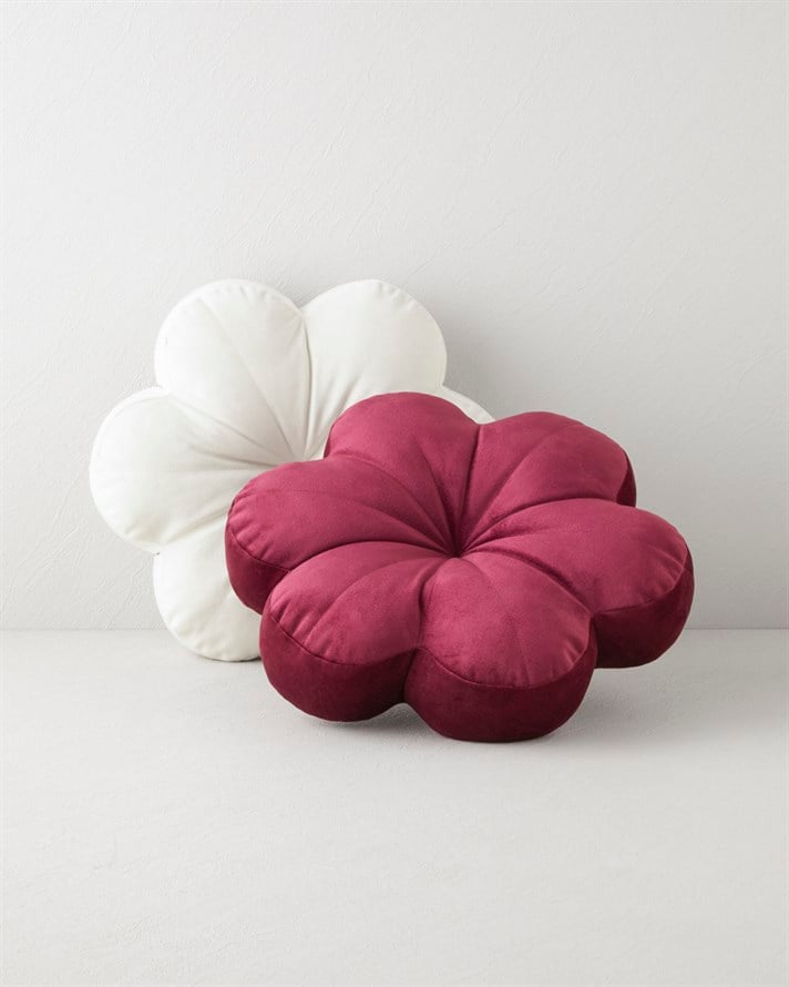 Artistic Bloom Dekoratif Kırlent 40 cm Ekru