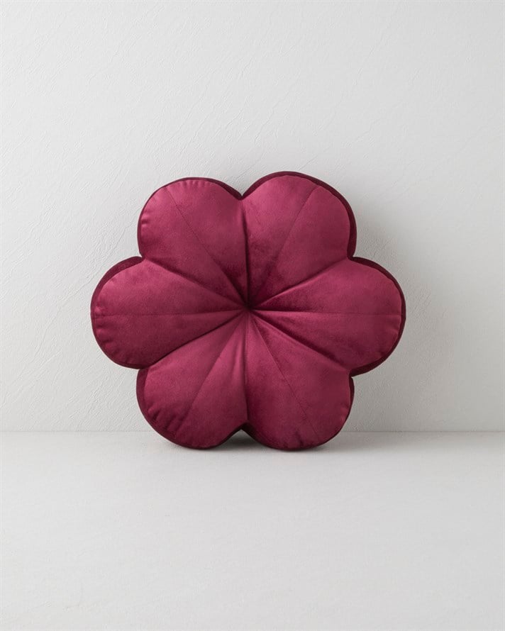 Artistic Bloom Dekoratif Kırlent 40 cm Vişne