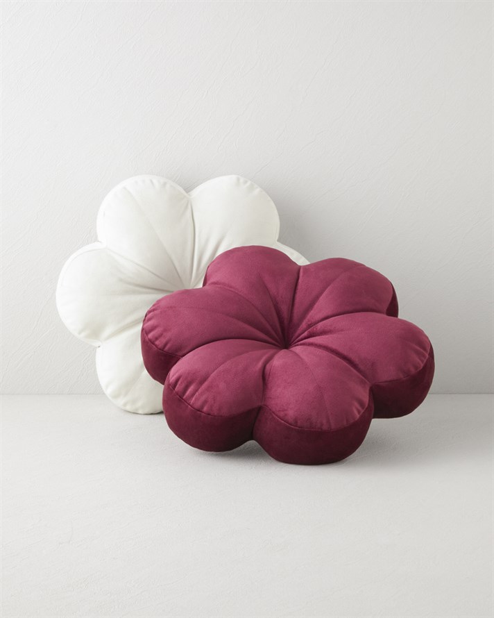 Artistic Bloom Dekoratif Kırlent 40 cm Vişne