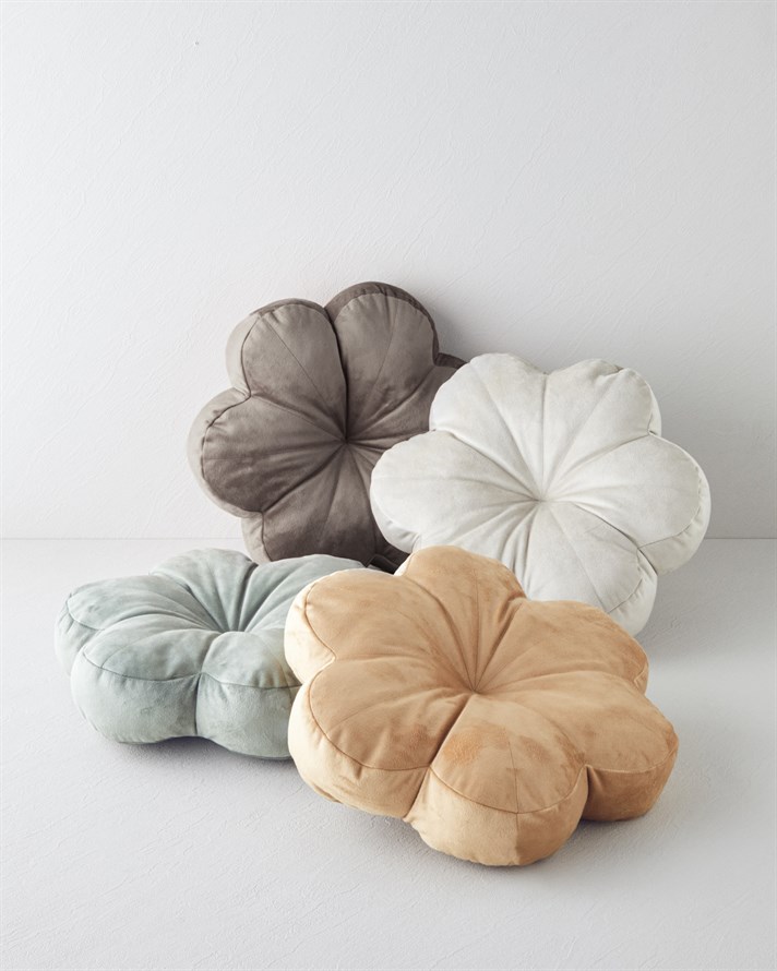 Artistic Bloom Dekoratif Kırlent 40 cm Kahverengi