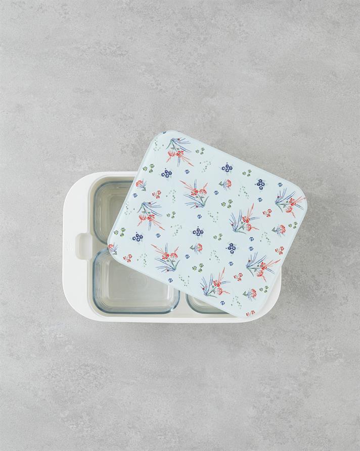 Artistic Garden Melamin 4lü Kahvaltılık 30x21 cm Renkli