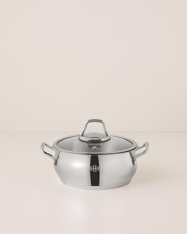 Astera Çelik 8 Parça Tencere Seti 16-20-22-24 cm Silver