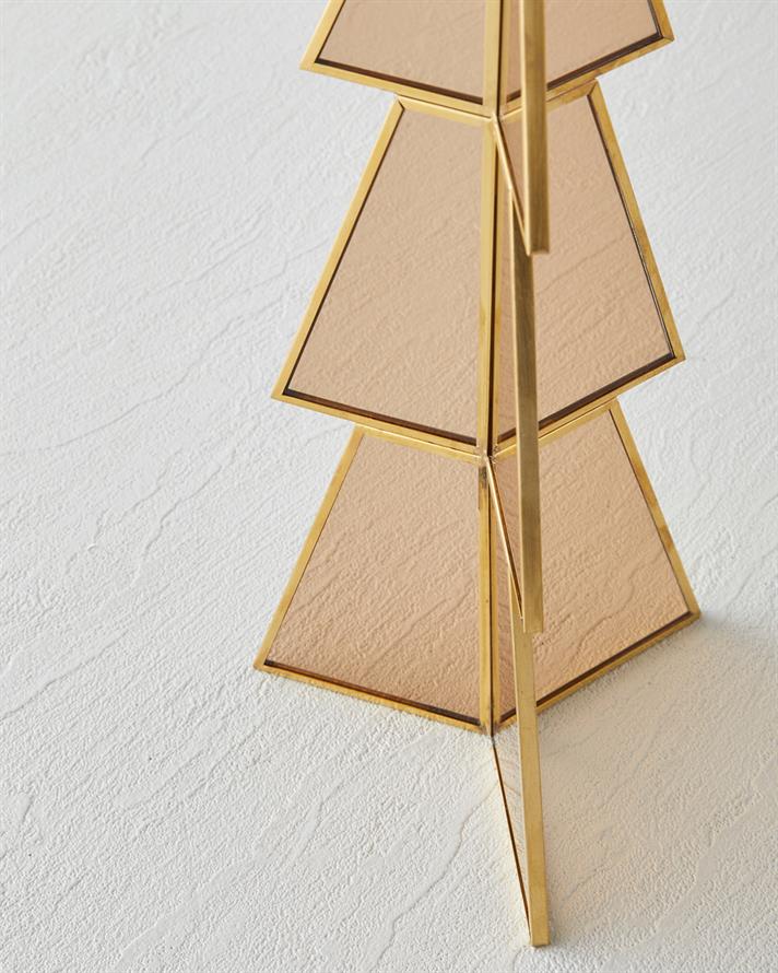 Asya Metal Dekoratif Obje 30,5 cm Gold