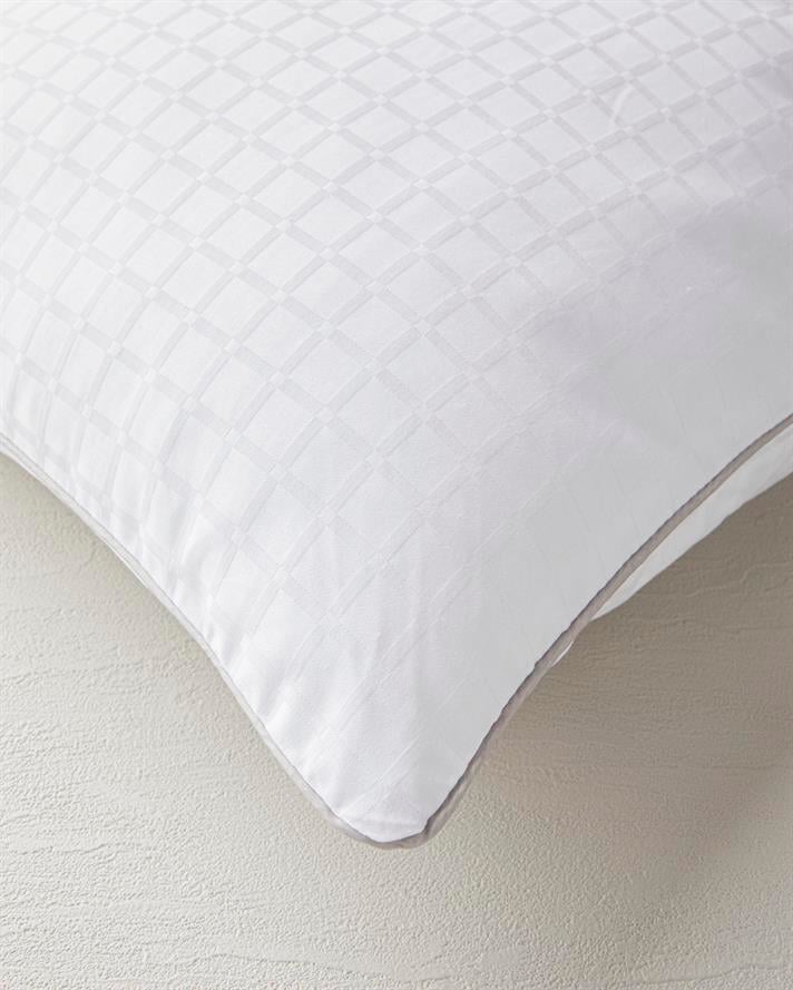 Aura Boncuk Elyaf Yastık 50x70 cm Gri