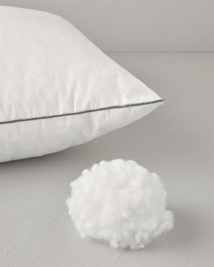 Aura Boncuk Elyaf Yastık 50x70 cm Gri