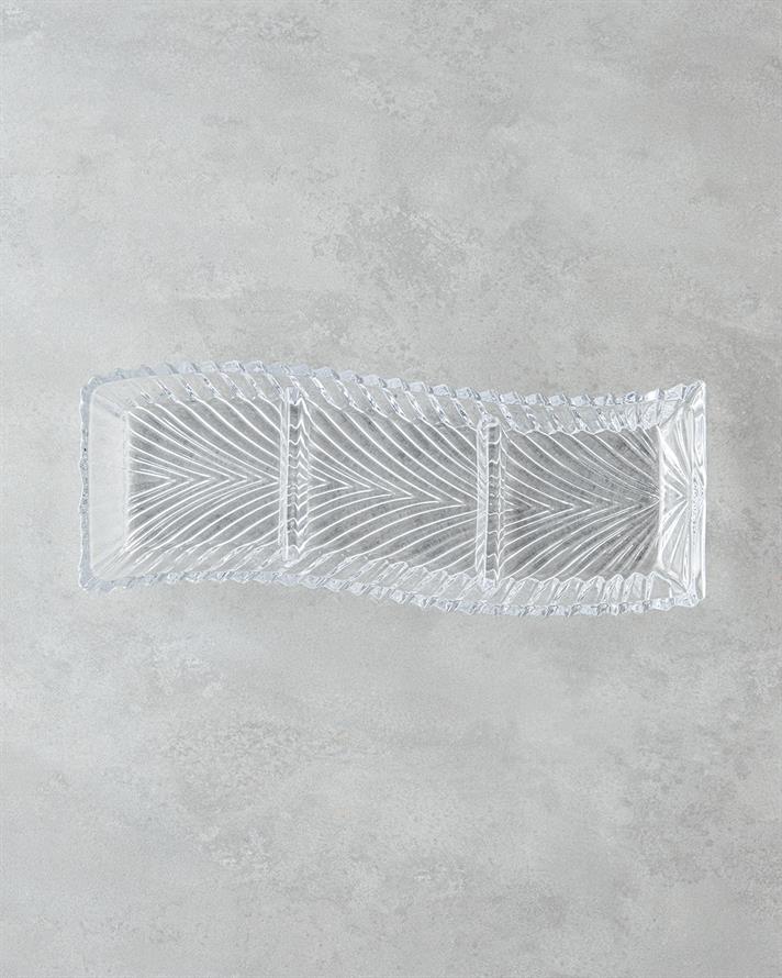 Aura Cam Sunumluk 40x14x4 cm Şeffaf