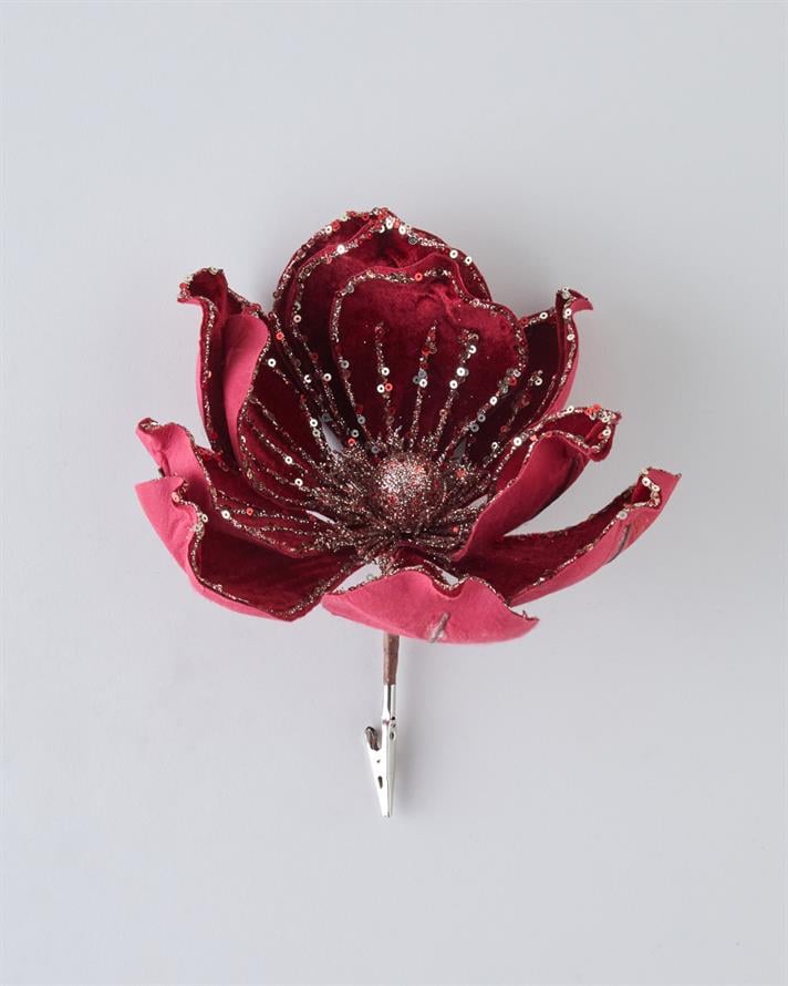 Aura Tek Dal Yapay Çiçek 25 cm Kırmızı