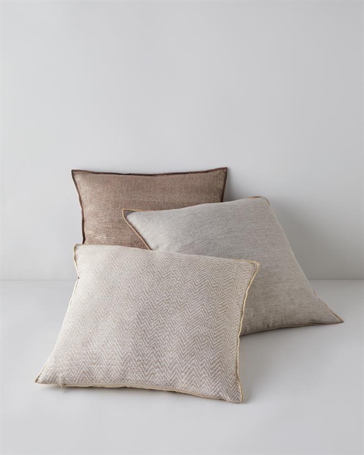 Aurelie Dekoratif Kırlent 45x45 cm Bronz