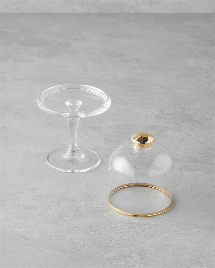 Auric Cam Sunumluk 10x19 cm Gold