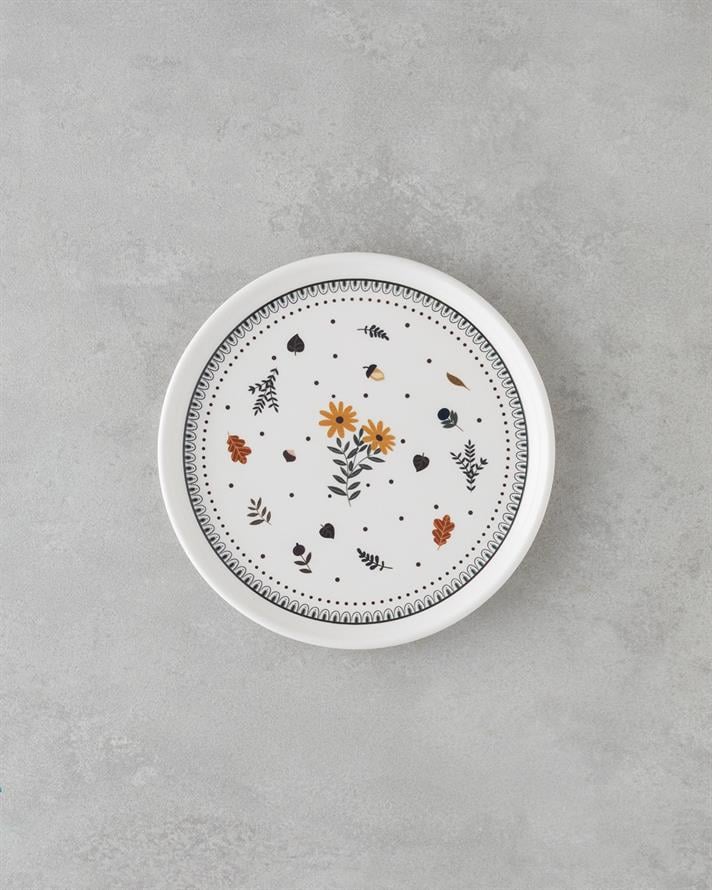 Autumn Seramik Kahvaltı Takımı 10 parça 4 kişilik Renkli