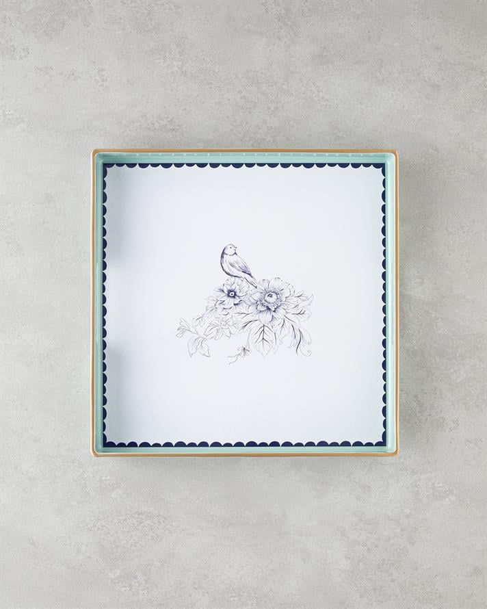 Aviary PP Tepsi 35,5x35,5 Cm Yeşil