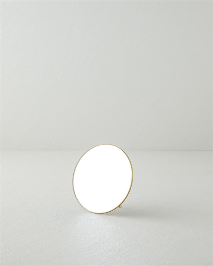 Avin Metal Ayna 15 cm Gold