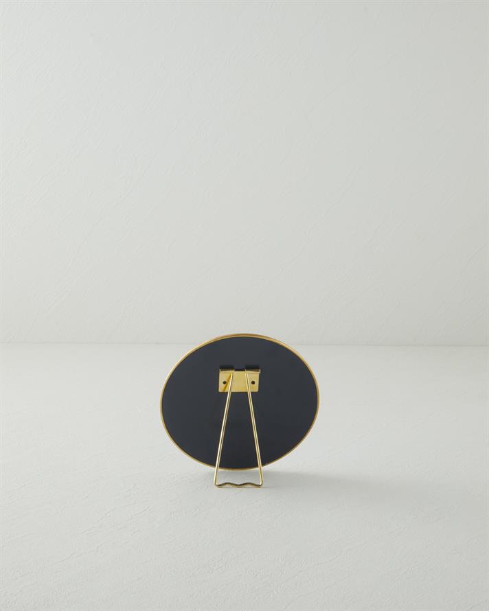 Avin Metal Ayna 15 cm Gold
