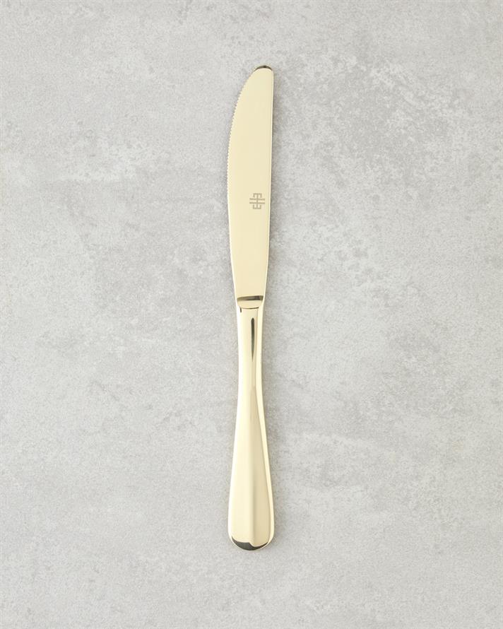 Azul Paslanmaz Çelik Çatal Kaşık Bıçak Takımı 18 Parça 6 Kişilik Gold