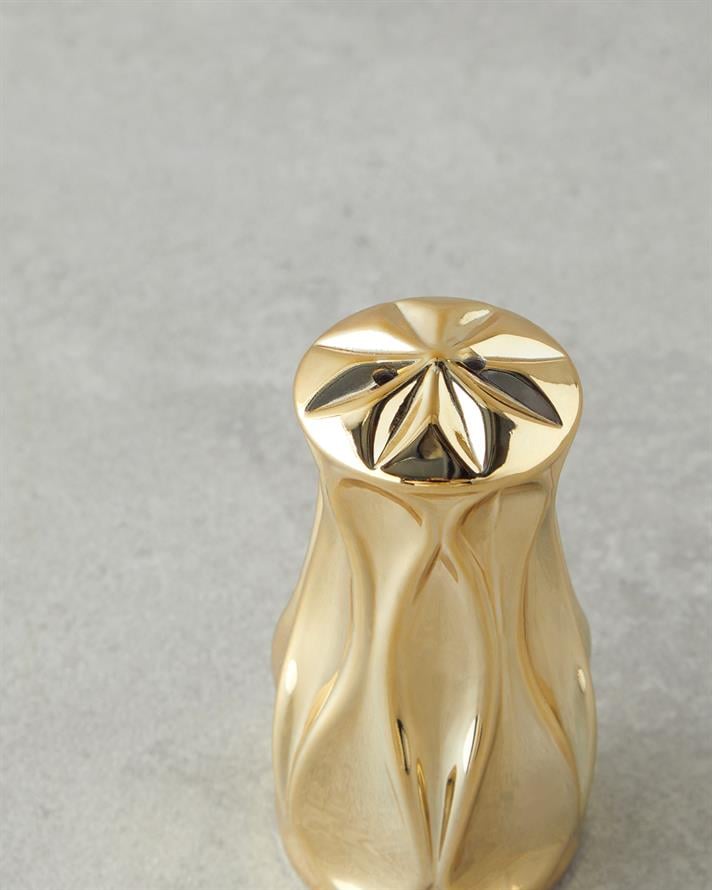 Baho Cam Tuzluk - Biberlik 4x4x8 cm Gold