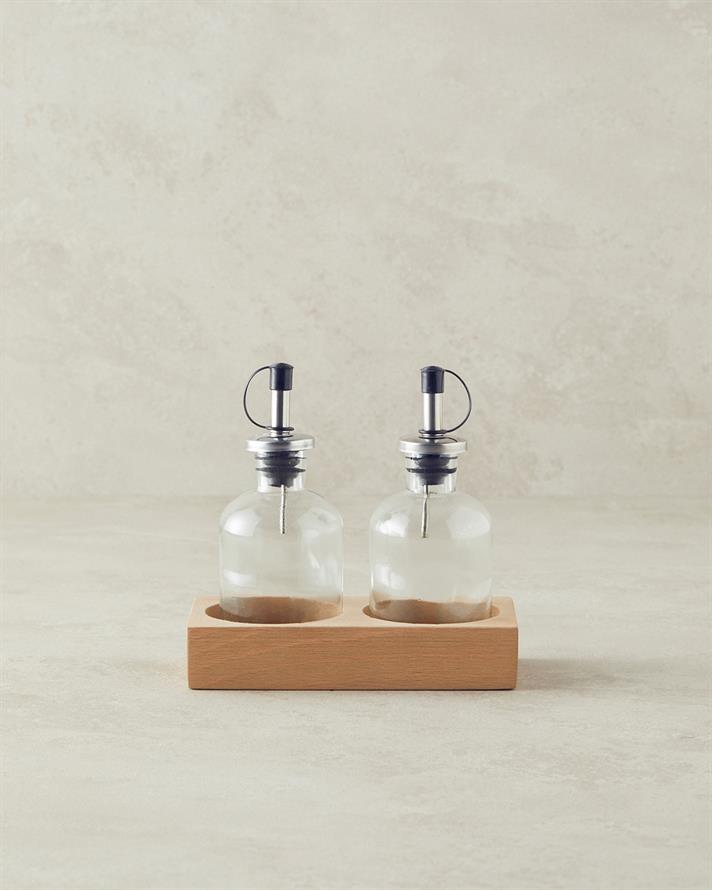 Bailey 2li Cam Yağlık - Sirkelik Kahve