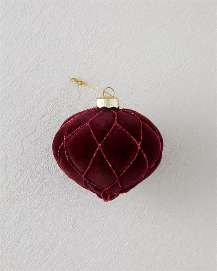 Bailey Yılbaşı Ağaç Süsü 10x10x10 cm Kırmızı