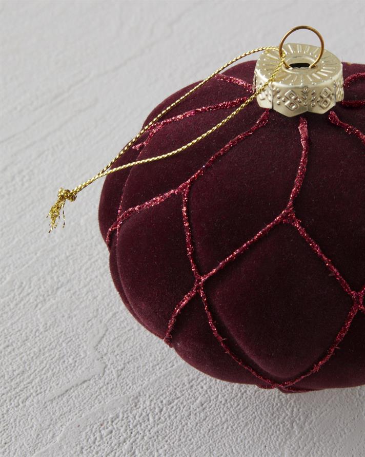 Bailey Yılbaşı Ağaç Süsü 10x10x10 cm Kırmızı