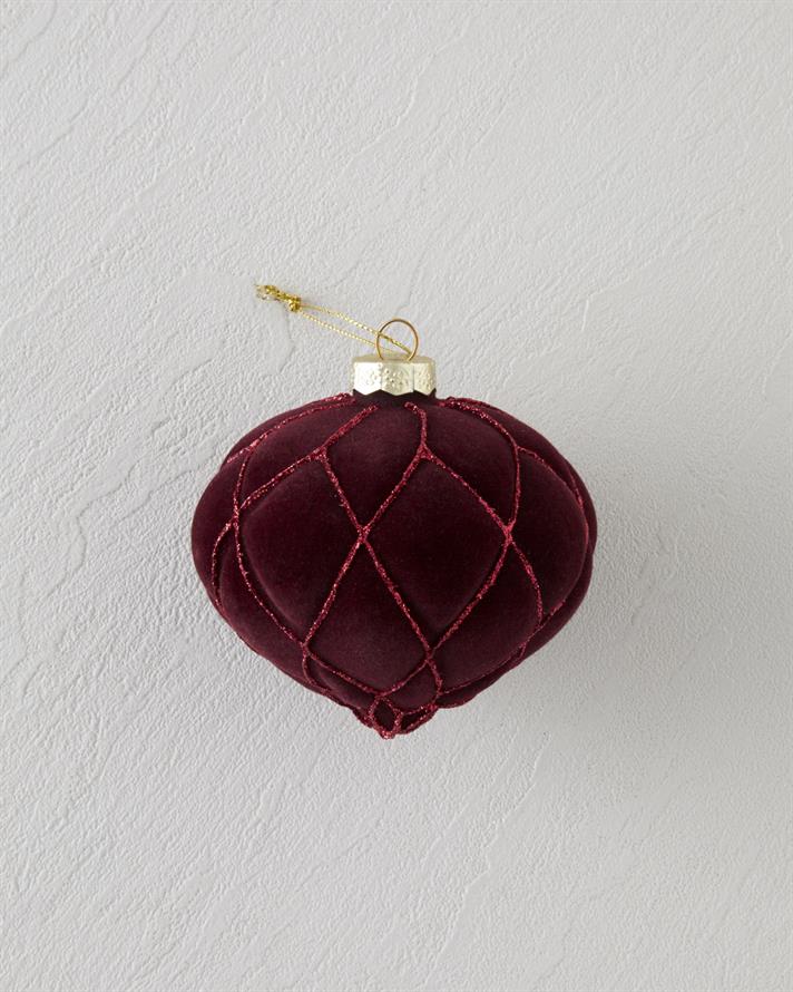 Bailey Yılbaşı Ağaç Süsü 10x10x10 cm Kırmızı